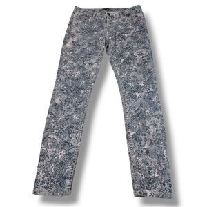 i Jeans By Buffalo Jeans Size 29 (8) 32x29 Women's Skinny Jeans Stretch Floral
